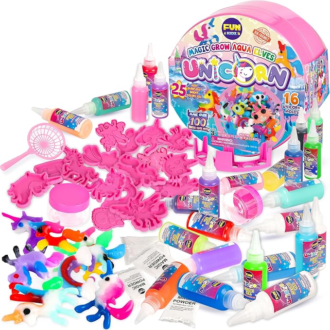 Unicorn Magic Grow Aqua Elves Kit, FunKidz Magical Water Elf Toys - Image 4