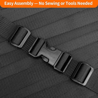 Heavy-Duty Buckles and Strap Set 1-1/4": 6 Yards of Thick Nylon Webbing - Image 2