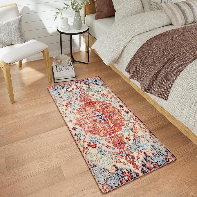 Lahome Bohemian Floral Medallion Runner Rug - Image 9