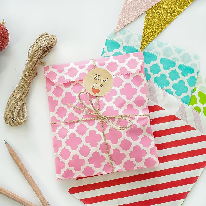 KEYYOOMY 200 Navy Blue Candy Buffet Bags - Image 4