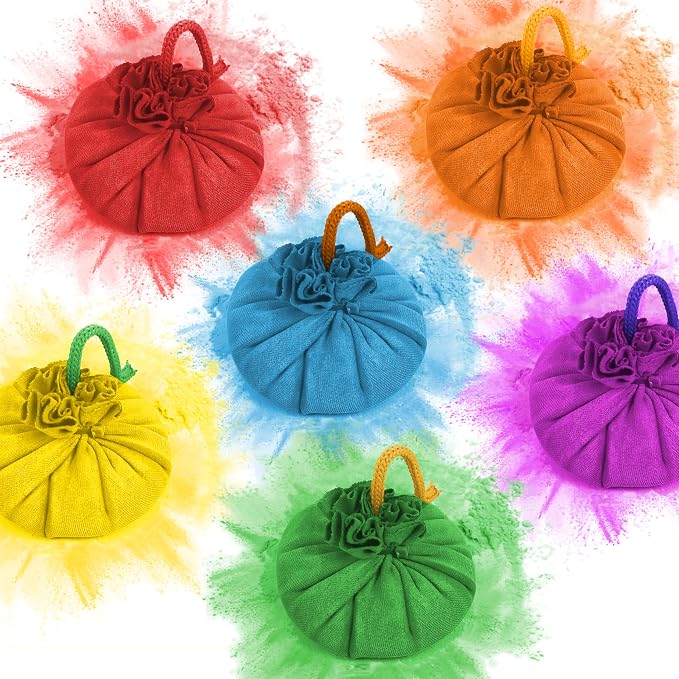 ARELUX Color Powder Balls-24 Packs Holi Powder Colors Chalk Balls, 200+ Throws - Image 8