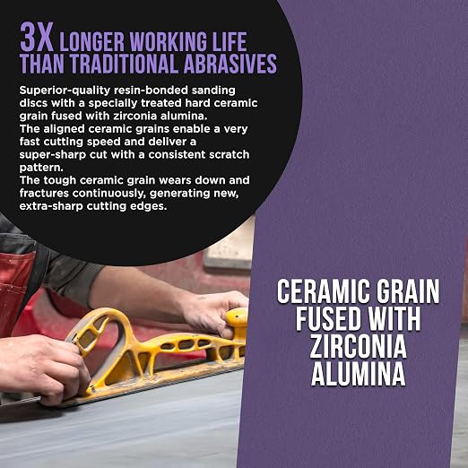 Dura-Gold Premium 150 Grit PSA Purple Film Ceramic Longboard Sandpaper - Image 4