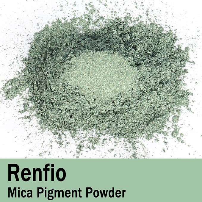 Renfio 100g Mica Powder Pigment, Metallic Natural Dye Mineral Pearl Shimmer - Image 2