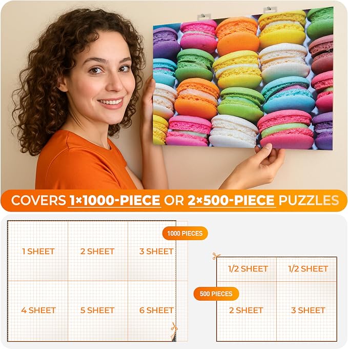 Newverest Gift Bundle of 2: Roll Up Puzzle Mat 1500 pcs & 6-Pack Puzzle Glue - Image 6