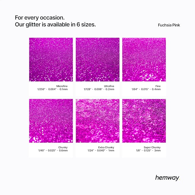 Hemway Polyurethane & Epoxy Resin Glitter 100g / 3.5oz Metallic Crystal Flake - Image 3