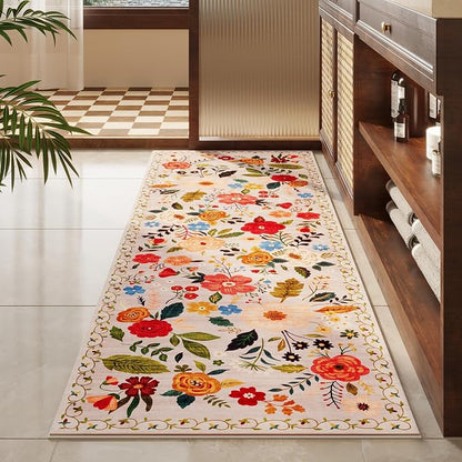 Rugcomf Runners for Hallways Kitchen Runner Rug Non Slip 2'x 10' Long Washable - Image 7