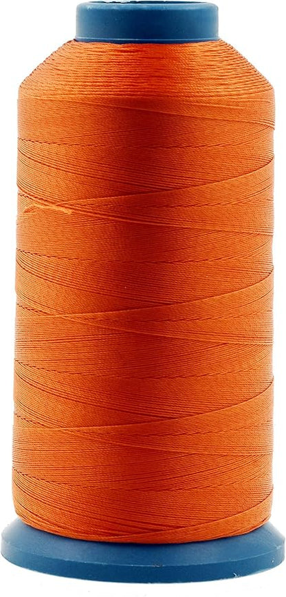Mandala Crafts Bonded Nylon Thread Orange Heavy Duty Sewing Threads by MandalaCrafts
