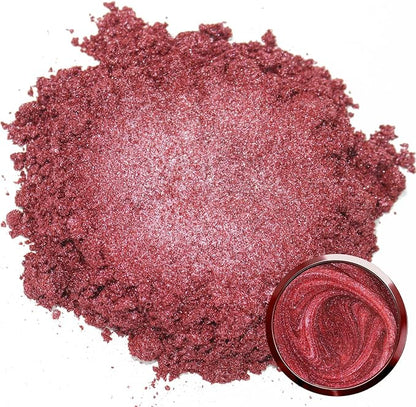 Matio Rust Red Mica Powder for Epoxy Resin, 1.8oz/ 50g Pearlescent Effect Mica - Image 2
