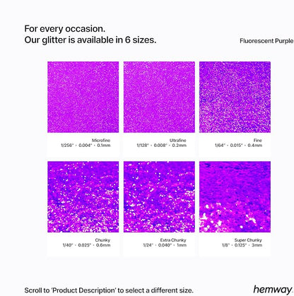 Hemway Polyurethane & Epoxy Resin Glitter 100g / 3.5oz Metallic Crystal Flake - Image 3