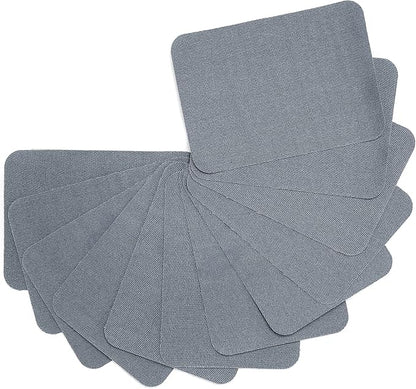 12PCS Fabric Iron on Patches Inside & Outside Strong Glue 100% Cotton Repair by Harsgs