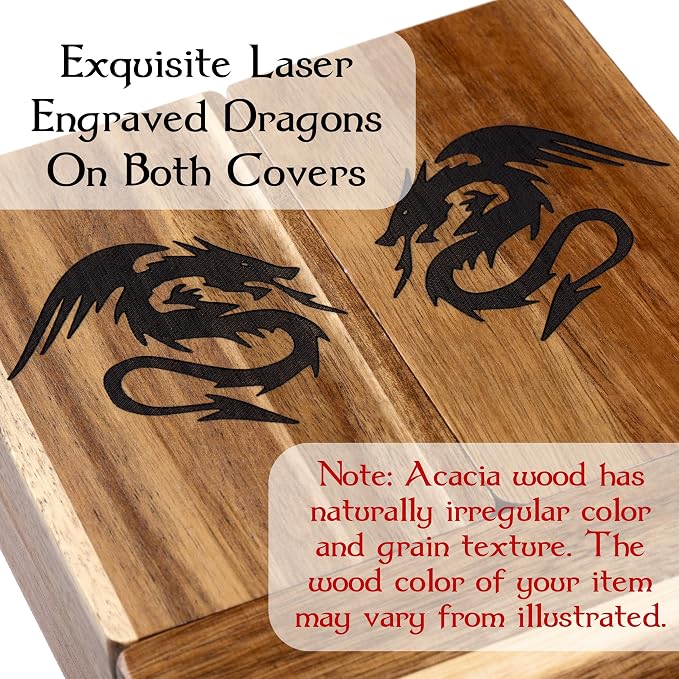 Wooden Magnetic Dice Tower - Image 5
