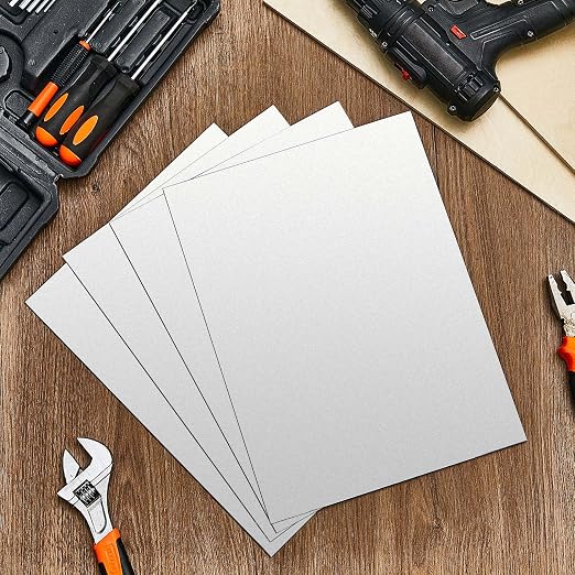Hicarer 4 Pcs Mild Steel Sheet Cold Rolled 18 Gauge Metal Plate Weldable Metal - Image 7