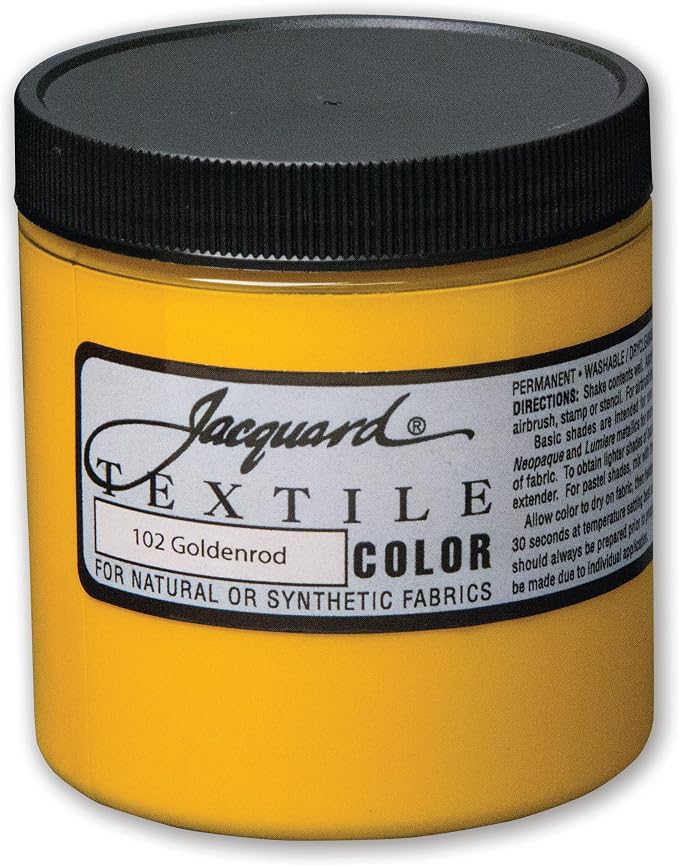 Jacquard Goldenrod Textile Color Paint by Jacquard