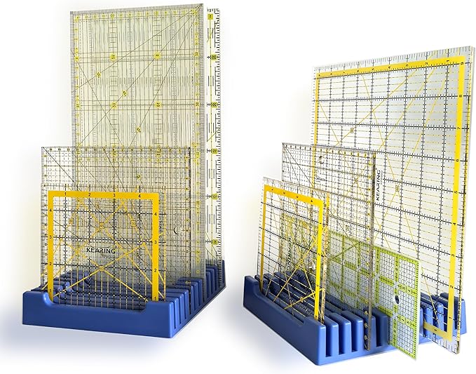 Storage Rack for Quilting Rulers, 12 Slot Ruler Holder Organizer and Storage by Unknown