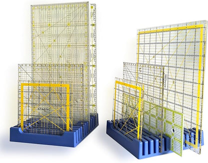 Storage Rack for Quilting Rulers, 12 Slot Ruler Holder Organizer and Storage by Unknown
