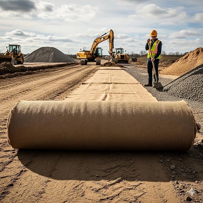 36-Inch Wide x 150 feet Long, Burlap Fabric Roll | 36" by 50 Yards | Non- - Image 9