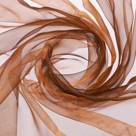 MECCANIXITY Iridescent Sheer Organza Fabric, 10 Yards x 59 Inches Solid by MECCANIXITY