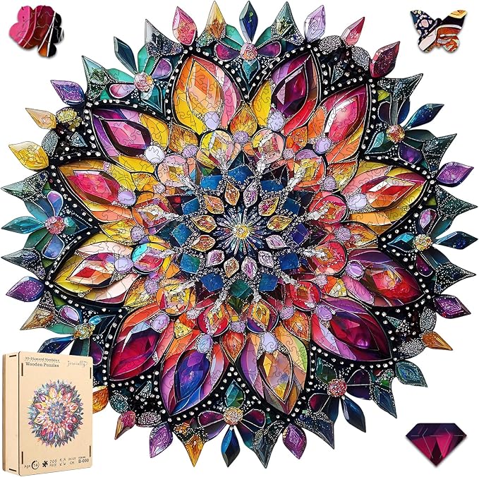 Wooden Jigsaw Puzzles 500 Pcs by WoodenPuzzles