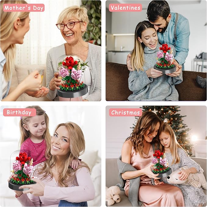 Flower Bouquet Building Kit, Forever Rose Decorated Flower - Image 7