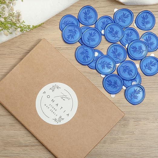 PONATIA Eucalyptus Wedding Invitation Envelope Seal Stickers, Christmas Cards - Image 7