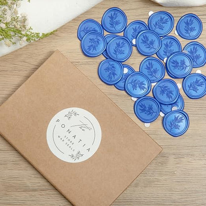 PONATIA Eucalyptus Wedding Invitation Envelope Seal Stickers, Christmas Cards - Image 7