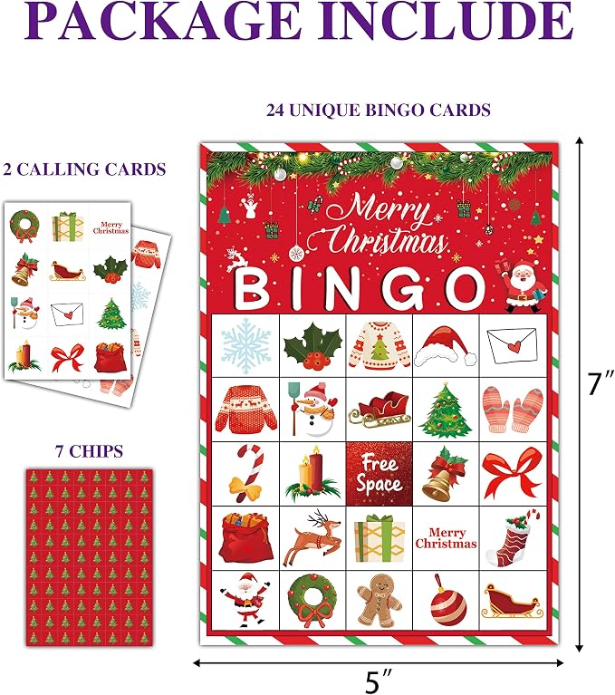 Christmas Bingo Game, Christmas Bingo Games - Image 2