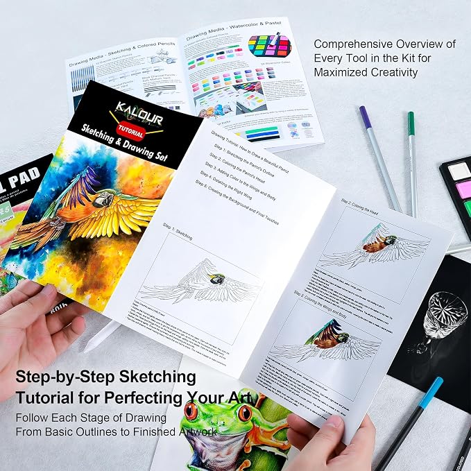 KALOUR 154PCS Artists Art Supplies - Image 6