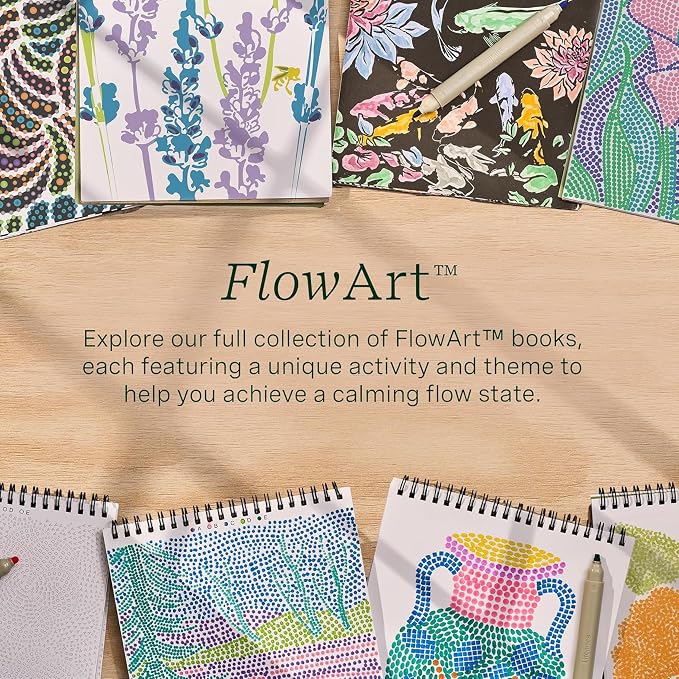 Lifelines FlowArt Activity Pad, Dot Art and More Coloring Books - Image 8