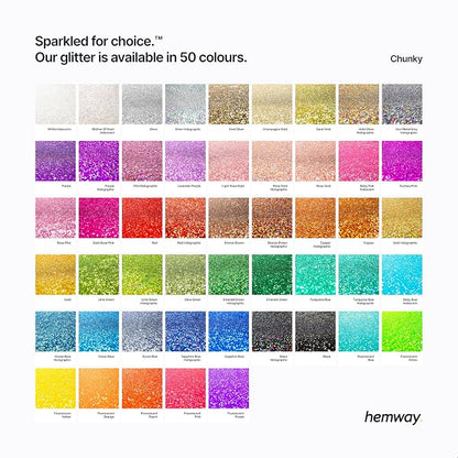 Hemway Polyurethane & Epoxy Resin Glitter 100g / 3.5oz Metallic Crystal Flake - Image 5