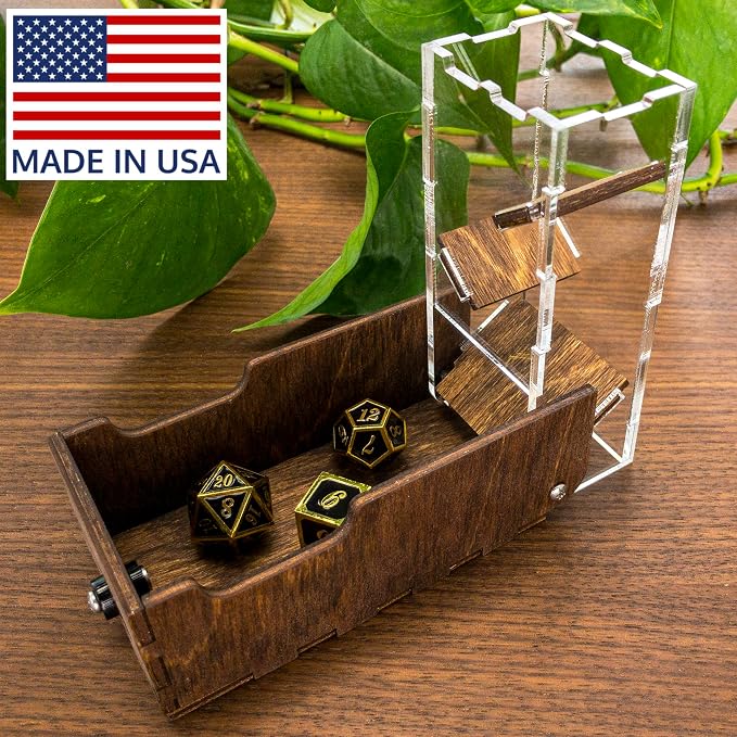 C4Labs Micro Travel Portable Dice Tower and Dice Vault | Fits Standard Seven - Image 4