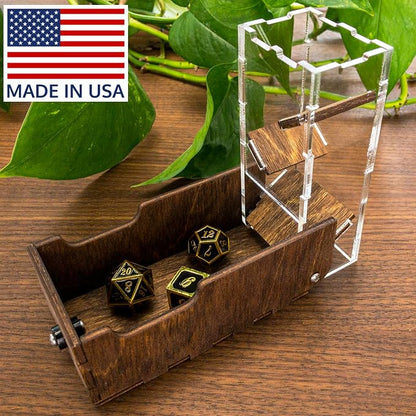 C4Labs Micro Travel Portable Dice Tower and Dice Vault | Fits Standard Seven - Image 4