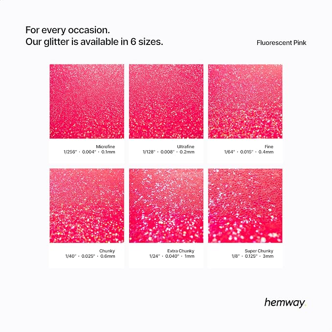 Hemway Polyurethane & Epoxy Resin Glitter 100g / 3.5oz Metallic Crystal Flake - Image 3