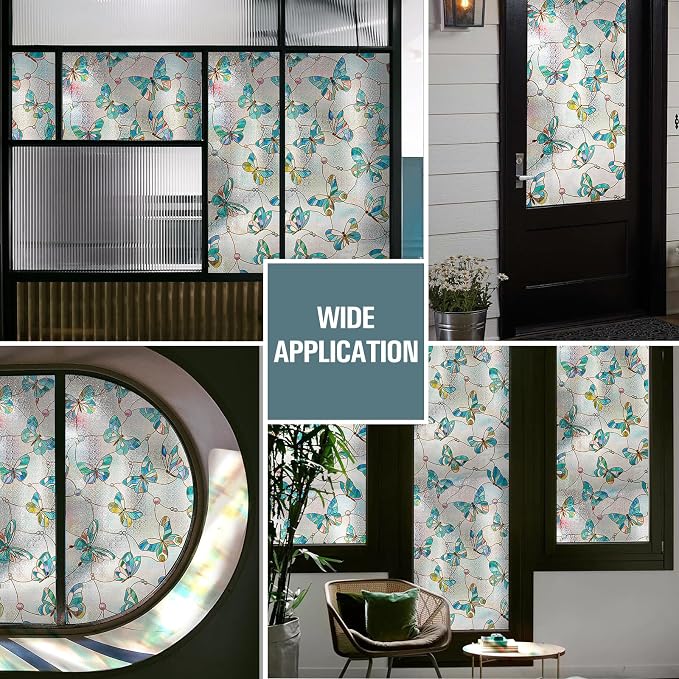3D Stained Glass Window Film, Decorative Window Privacy Film - Image 6