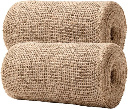 Natural Burlap Fabric Roll 10 Yards - Image 2