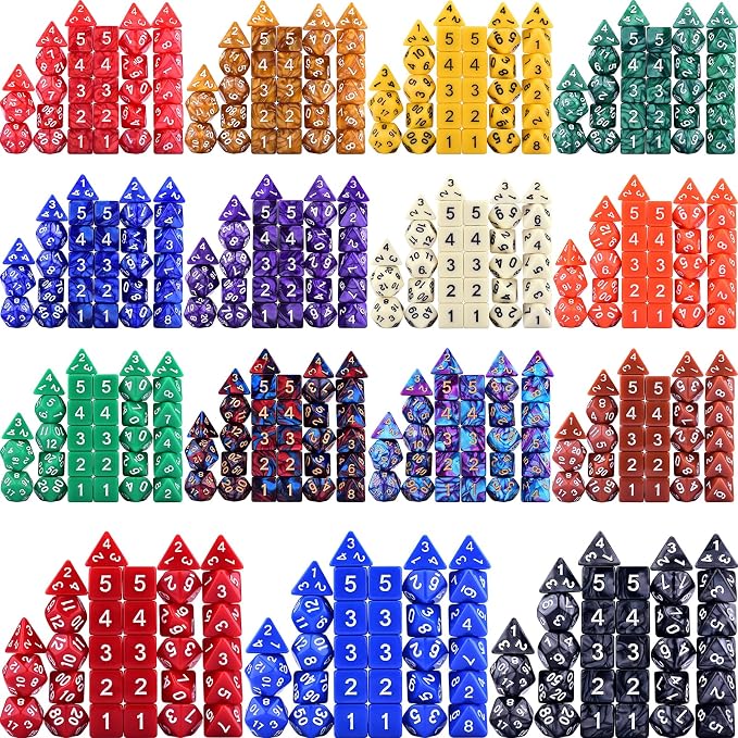 Extended Dice RPG Set 15 x 31 Polyhedral Dice - Image 5