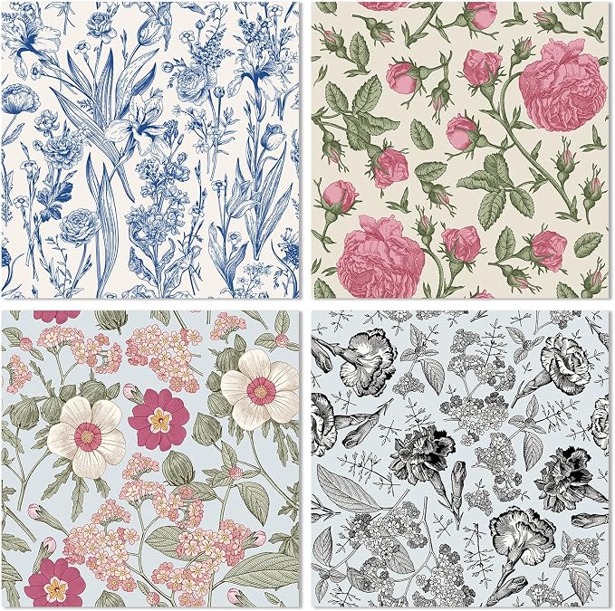 48 Sheets 24 Designs Scrapbook Paper Pad, Scrapbooking DIY Decorative - Image 7