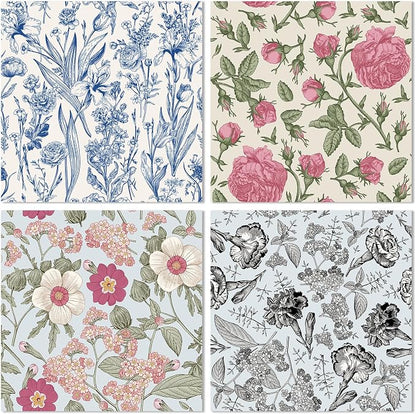 48 Sheets 24 Designs Scrapbook Paper Pad, Scrapbooking DIY Decorative - Image 7