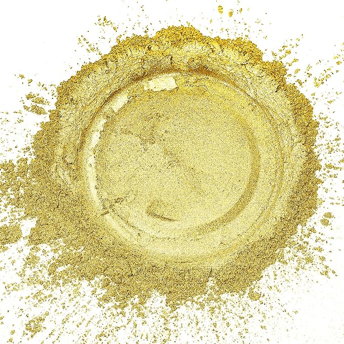 Sun Gold Mica Powder, Natural Shimmer Mica Powder - Image 2