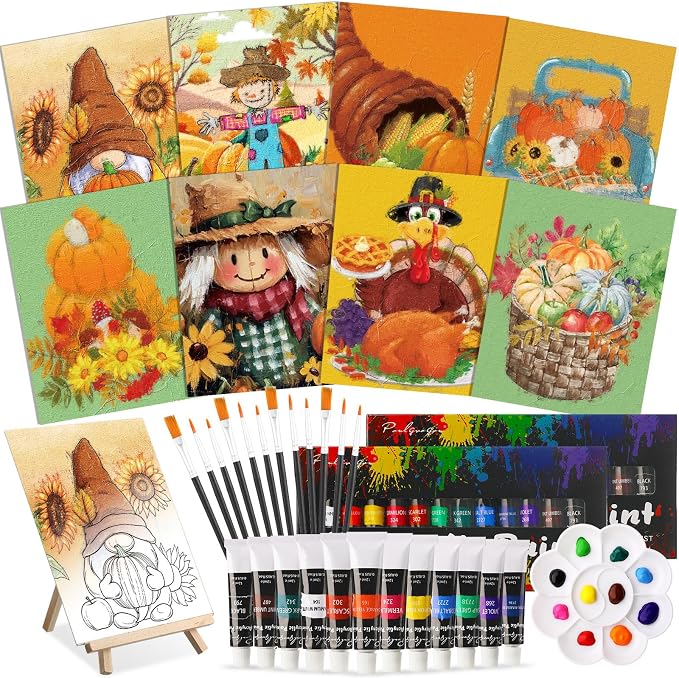 Cholemy 36 Pcs Paint and Sip Kit by Cholemy
