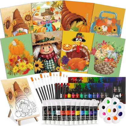 Cholemy 36 Pcs Paint and Sip Kit by Cholemy