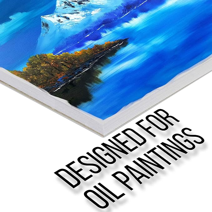 U.S. Art Supply 9" x 12" Premium Heavy-Weight Oil Painting Pad - 90lb - Oil - Image 4
