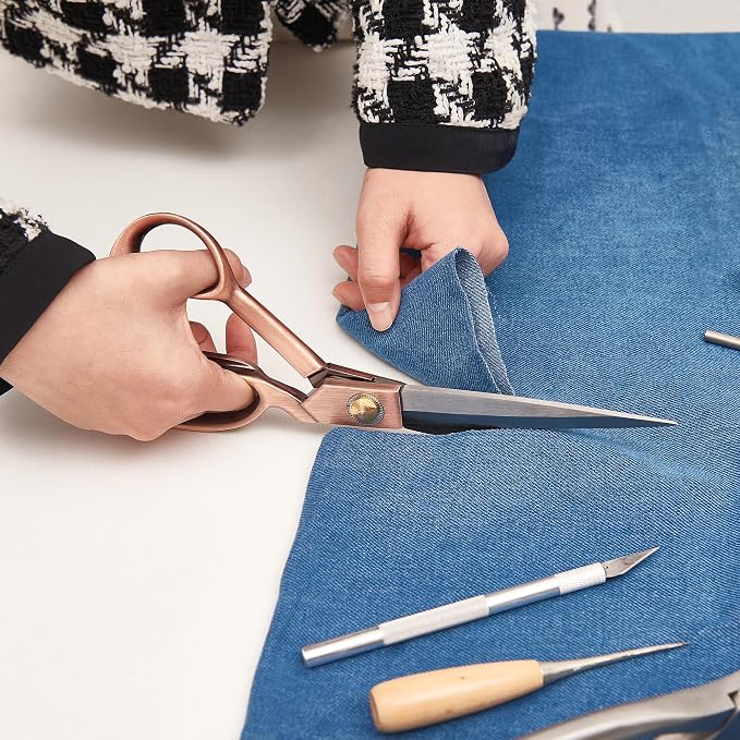Fabric Scissors Professional 10" Sewing Scissors, Heavy Duty Shears - Image 4