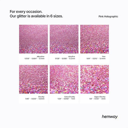 Hemway Polyurethane & Epoxy Resin Glitter 100g / 3.5oz Metallic Crystal Flake - Image 6
