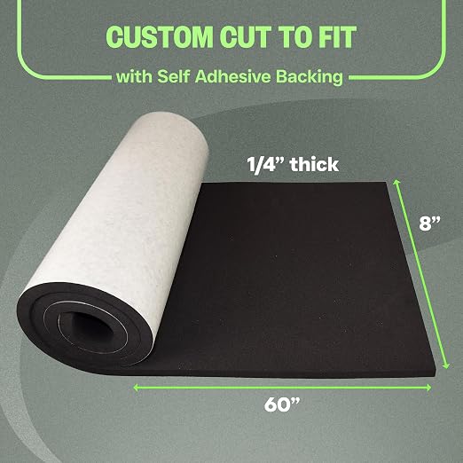XCEL Foam Roll with Self Adhesive – Black, Auto Insulation & Cosplay Black - Image 5