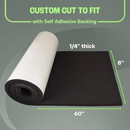 XCEL Foam Roll with Self Adhesive – Black, Auto Insulation & Cosplay Black - Image 5