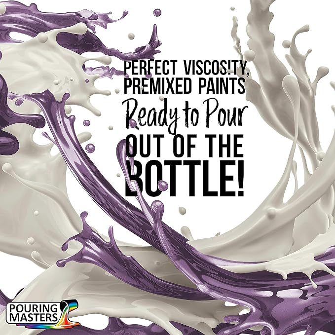 Pouring Masters Lavender Metallic Pearl Ready to Pour Acrylic Pouring Paint - Image 2
