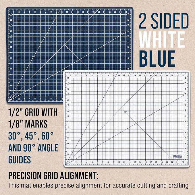 U.S. Art Supply 18" x 24" Self-Healing Cutting Mat 5-Ply - Image 3