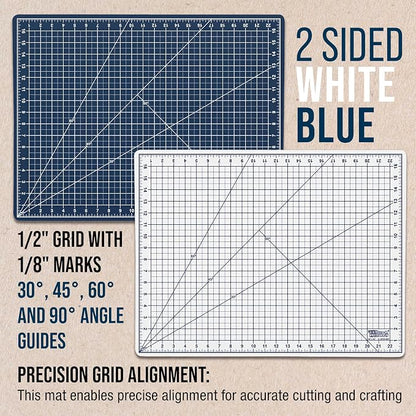 U.S. Art Supply 18" x 24" Self-Healing Cutting Mat 5-Ply - Image 3