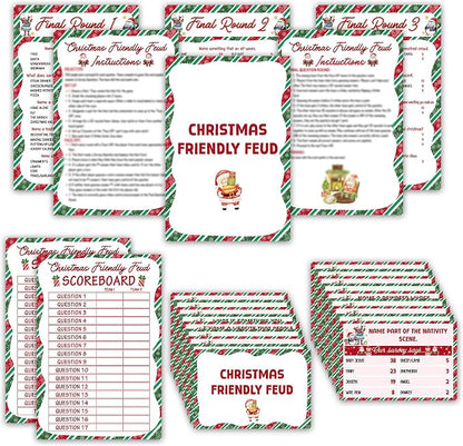 Christmas Friendly Feud Game, Funny Christmas Party Games, Friendly Feud Trivia by Unknown