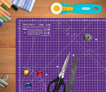 Self Healing Cutting Mat A3 12"x18" – Double Sided 5-Ply Craft Mat - Image 6